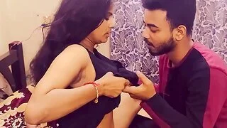 Homemade video of an Indian woman being fucked by her lover