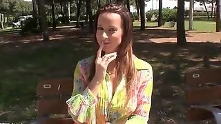 Cute babe Cindy Dollar - hot sex clip in POV